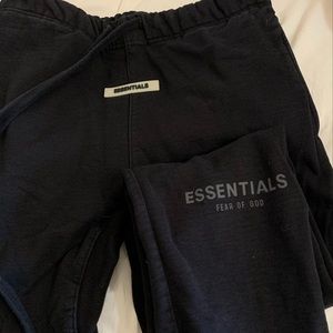 Essentials black sweat pants